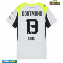 Borussia Dortmund Pascal Gross #13 Auswärtstrikot Frauen 2025-26 Kurzarm